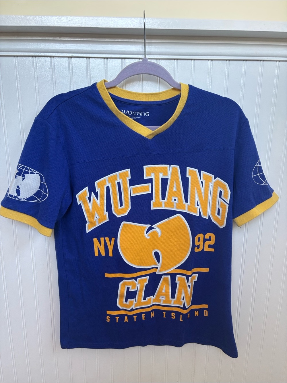 Clan Kids Blue & Yellow Graphic Tee